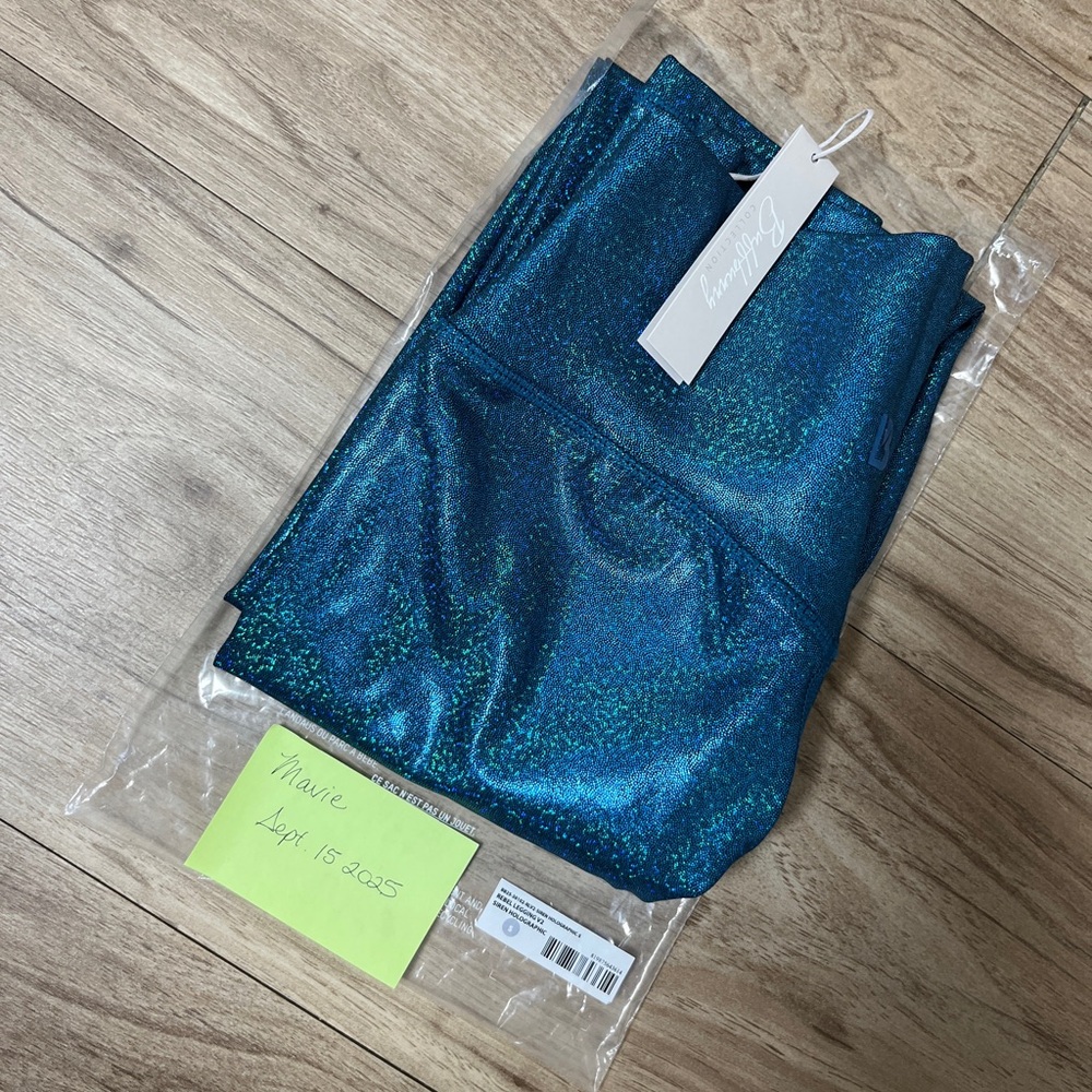 ($64) BuffBunny Rebel Legging V2 - Siren Holographic - S